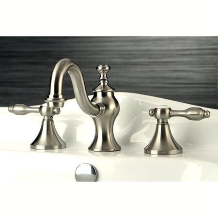 Kingston Brass KC7168TAL 8" Widespread Bathroom Faucet, Brushed Nickel KC7168TAL
